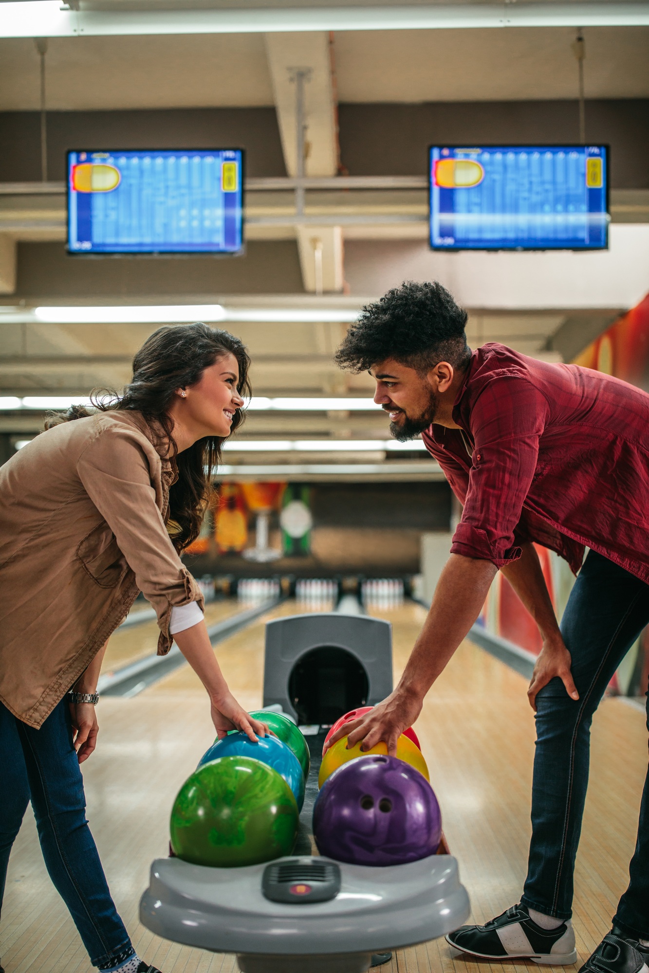They met in a bowling alley